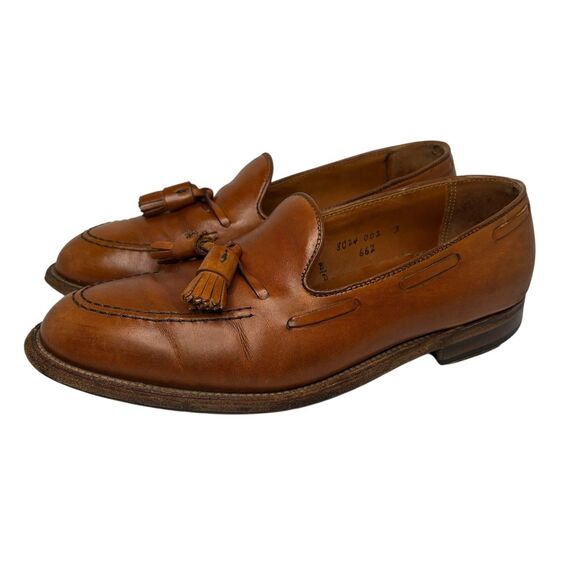 Alden for Brooks Brothers Mens 8 Tassel Moccasin Loafer Dark Brown Made USA